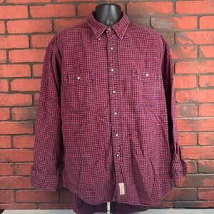 Abercrombie & Fitch Men's XL Flannel Checkered Button-Down Shirt – Casual & Cozy